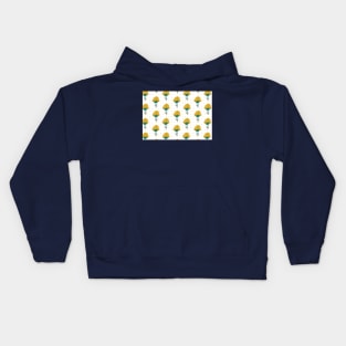 Achillea Filipendulina Pattern Kids Hoodie